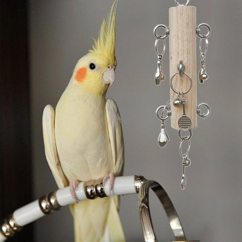 Parrot Hanging Pull Toy Bird Pecking Tearing Toy Birdcage Enrichment Toy New Dropship