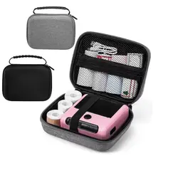 Hard Shell Thermal Label Printer Storage Bag Durable Shockproof Protective Case for Phomemo M02/M02S/M02Pro/M110/M120/T02/D30