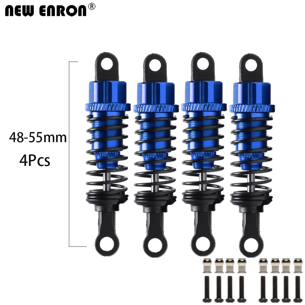 NEW ENRON 48-55mm Aluminum Alloy Oil Shock Absorber For RC Car 1/18 WLtoys K929 A949-55 A959 A969 A979