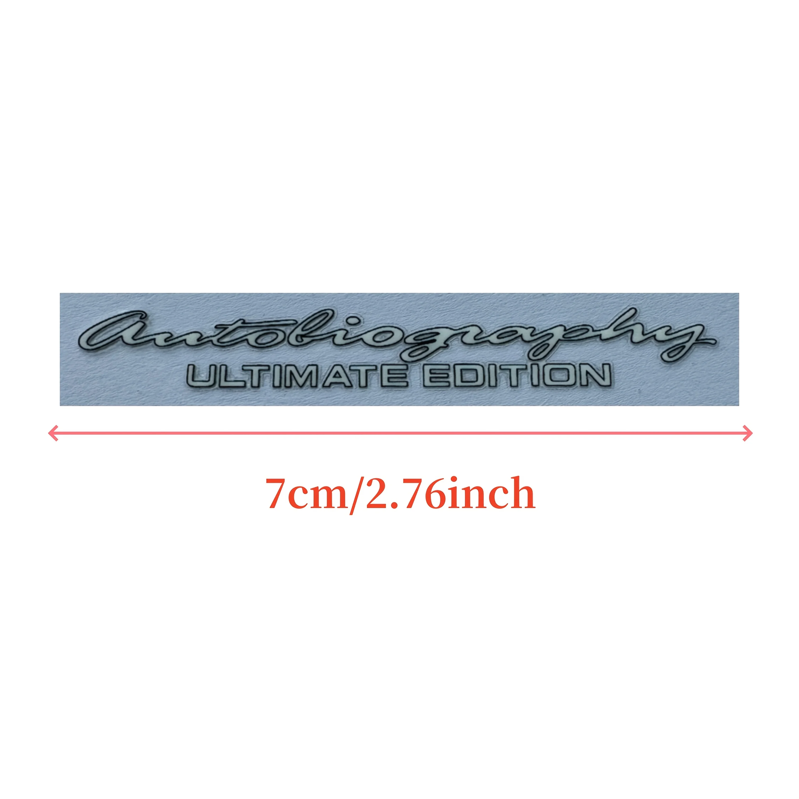 Car Badge Sticker Autobiography Ultimate Edition Emblem Decal for Land Rover Range Rover Discovery Defender Evoque view 5