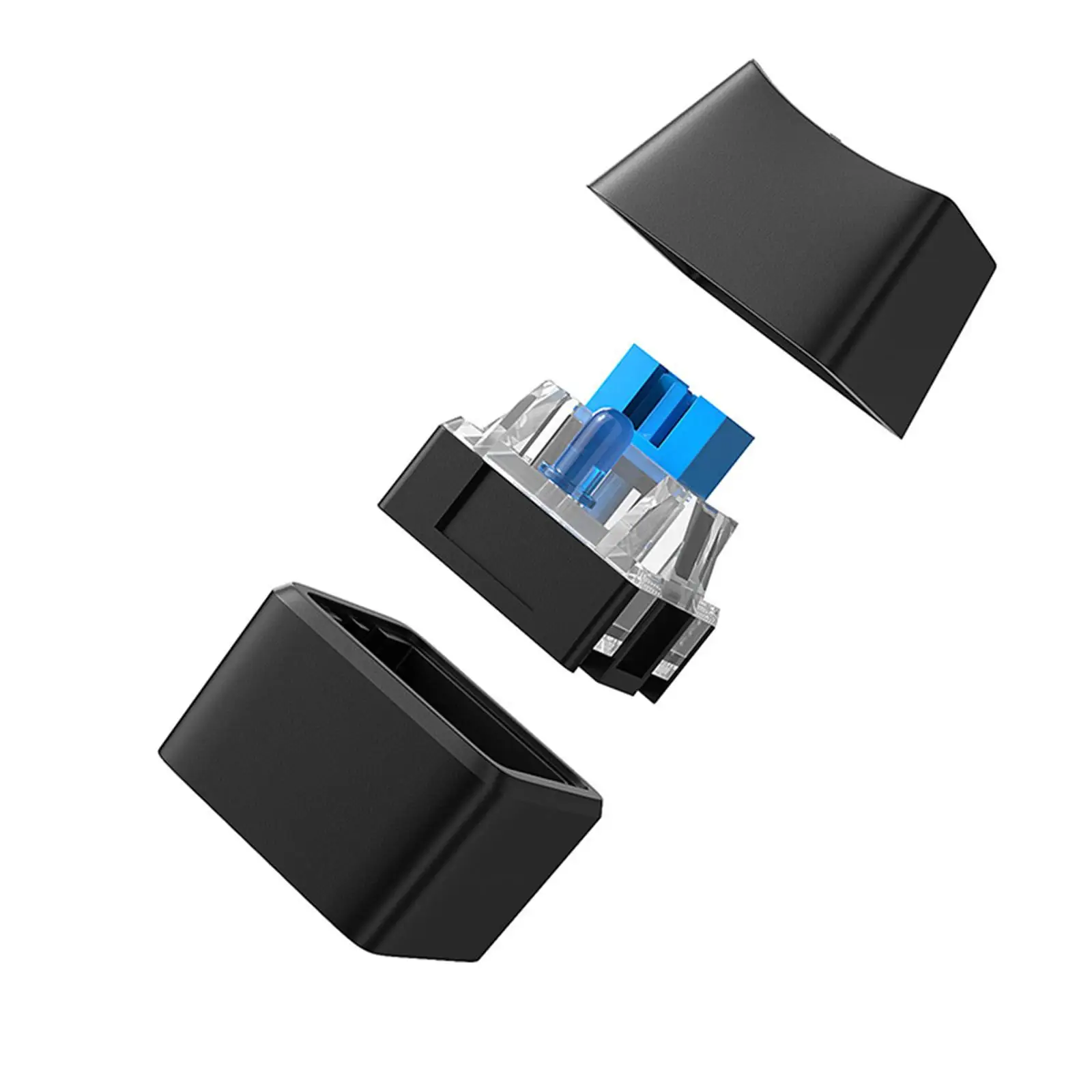 Desktop PC Power Button Switch with Extension Cable External Power on Off Button Replacement for Computer Case Host LED Light