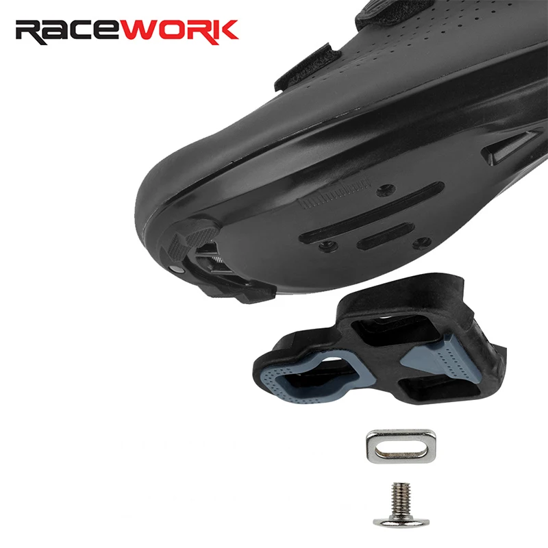 RACEWORK Ultralight Carbon Fiber Road Bike Clipless Pedals Plain Pattern with Sealed Bearings for KEO Systems Locking Pedals