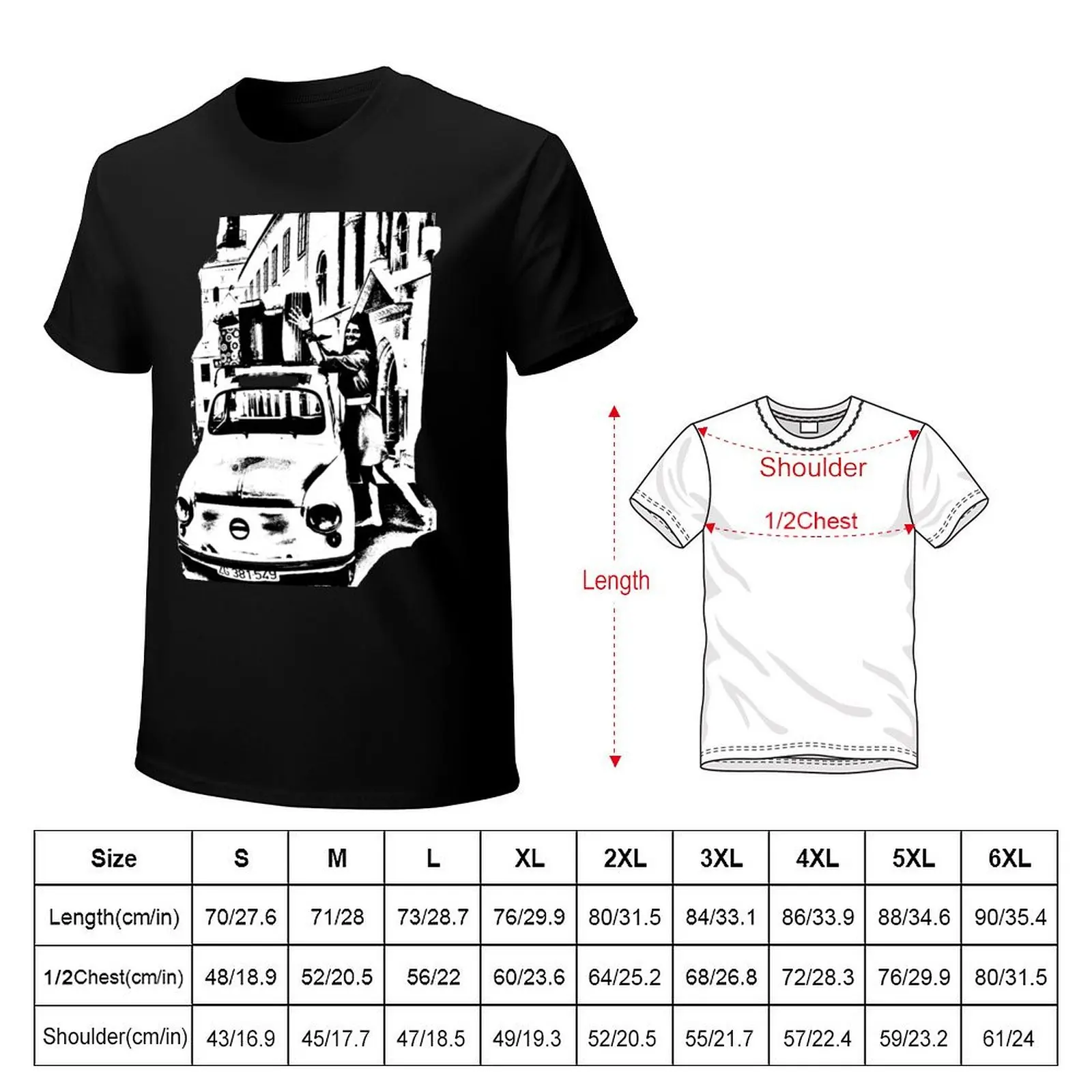 It's Summer Time - Back to the 80's - Yugoslavian Girl and Fi?o Zastava 750 T-Shirt Fitness Quick Dry Short Sleeve Top