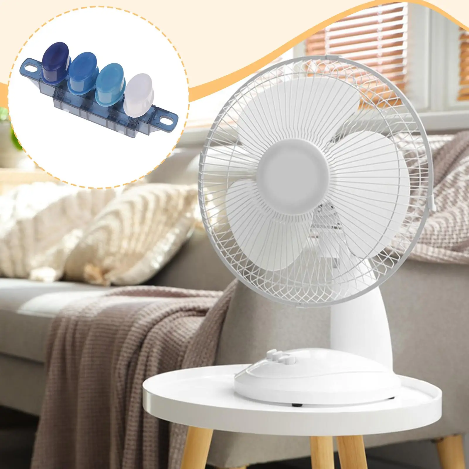 3 Speed 4 Key Electric Fan Switch Oval Shape Button Replacement for Most Stand Fans Easily Install Lightweight Replace Parts