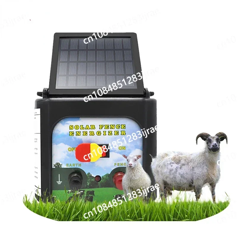 Electric Fence Energizer 0.15 Joule Solar Farm Fence Voltage Energizer Cattle Horses Sheep Elephant Electric Fence Accessories