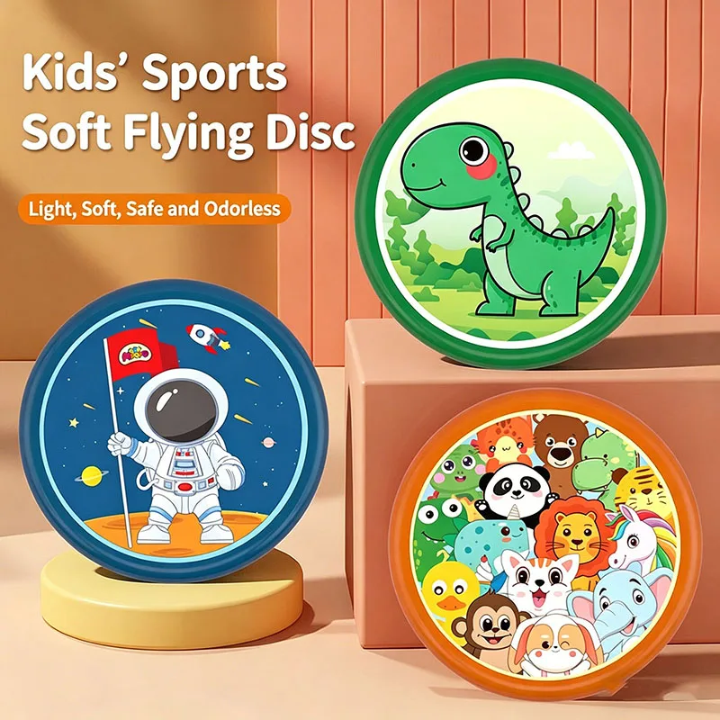 Juguete de Frisbee Suave y Seguro para Niños, para Lanzar al Aire Libre, Disco Espiral para Interacción entre Padres e Hijos, Deportes Competitivos