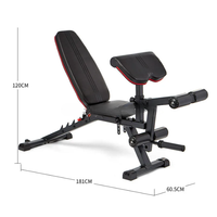 Multifunction Weight Training Gym Fitness Equipment Foldable Workout Bench Adjustable Sit Up Dumbbell Bench