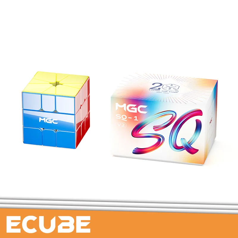 [ECube] YJ MGC SQ1 V2 UV Magnetic SQ1 2025 Newest Speed Cube Educational Magic Puzzle Toy for Kids YongJun Series Square 1