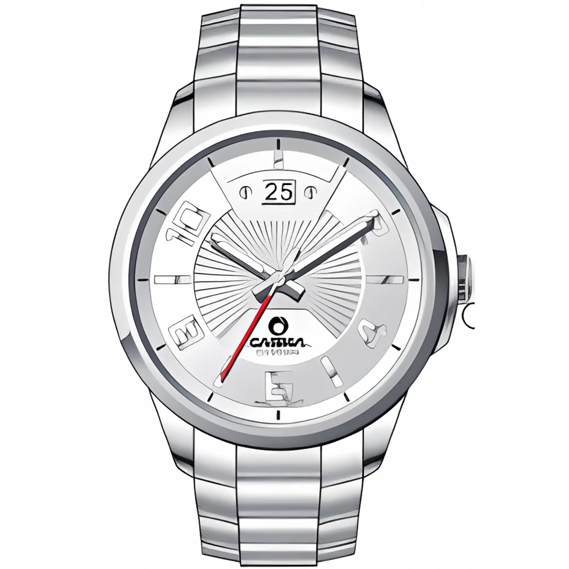 CASIMA Часы для пар Кварцевые наручные часы простой модный хронограф водонепроницаемый светящийся, модель CR-5109 (мужской)/CR-5104 (женский)-983