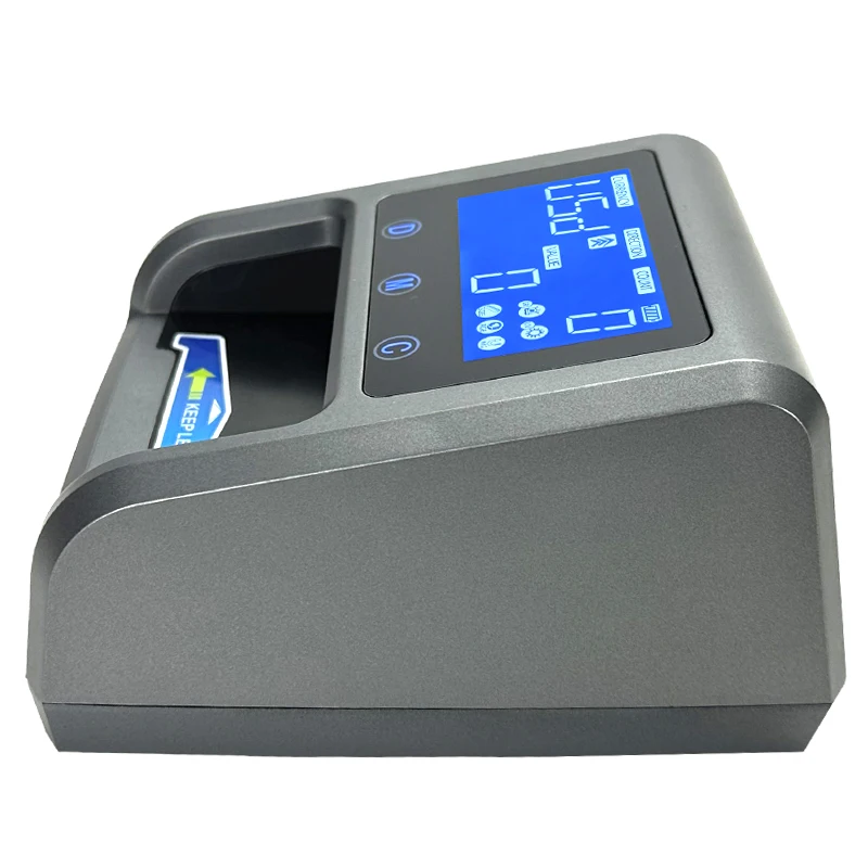 Money Counting Machine for ISL/SYP/BRL/USD/GBP/RUB/EURO Mini Portable Detecting And Counting Machine Money Detector With Battery