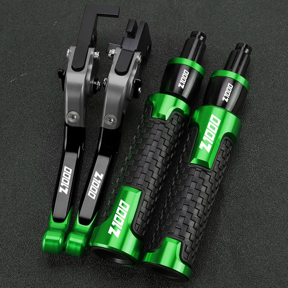 FOR Kawasaki Z1000 2003 2004 2005 2006 Adjustable Z 1000 Brake Clutch Lever CNC Foldable Extendable Handlebar Handle Bar Grips