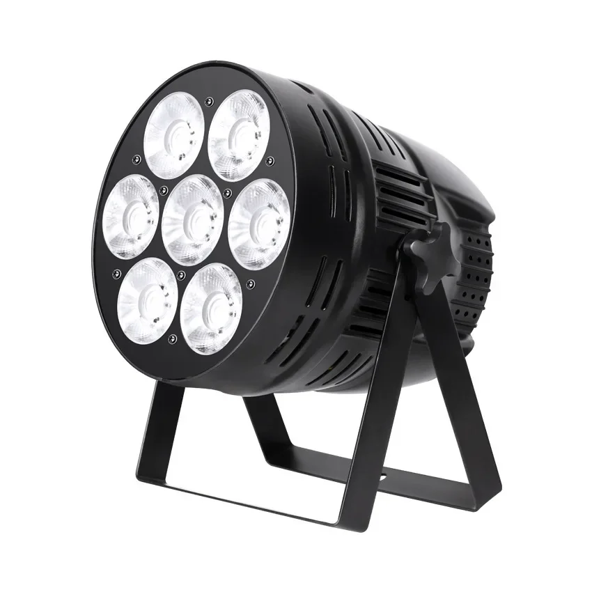 

350W COB 7x50W LED Par Stage Strobe Light Warm White/Cool White DMX Aluminum Par Light DJ Disco Christmas Stage Show