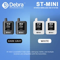 Debra Nuevo sistema de monitorización intrauditiva inalámbrico estéreo con transmisión de señal digital 2,4G para webcasting, rendimiento de banda