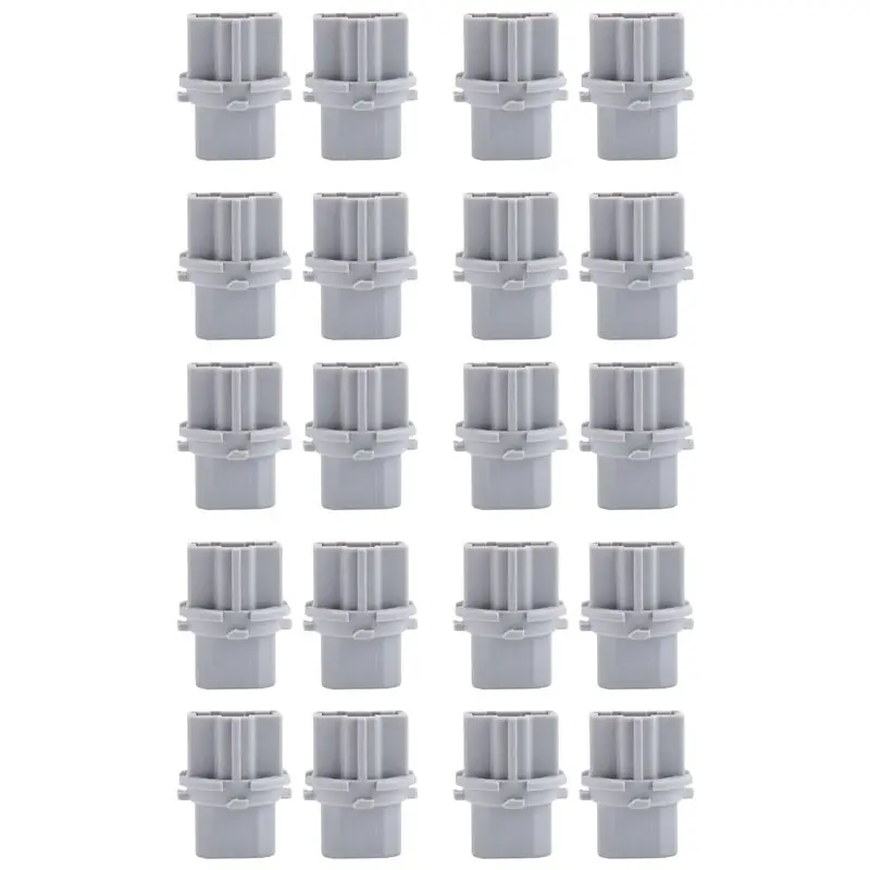 20Pcs 33515-S50-003 Car Brake Tail Lamp Rear Light Socket Holder For Honda Acura Civic Odyssey T20W W Taillight Holder-N29R image 5