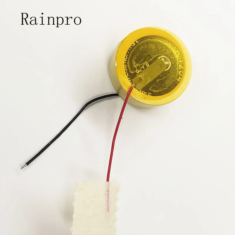 Batería de litio LIR1254 para auriculares Bluetooth, cable de soldadura de ratón, de 3,6 v batería recargable, 1 unidad por lote