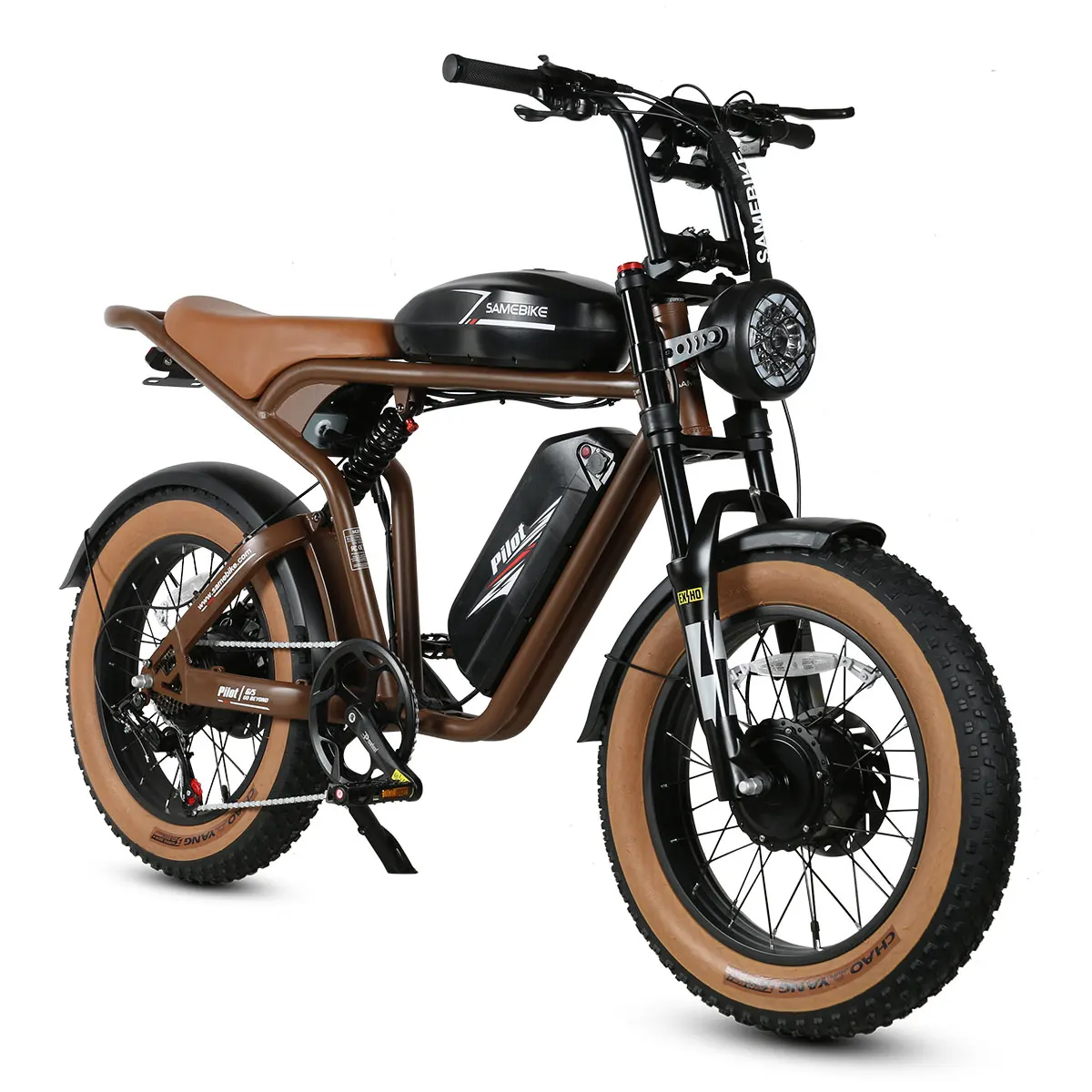 Samebike M20-III adult electric bicycle 2000W road E-bike 48V 32AH city ebike,  20*4.0 Fat Tire E-Mountain bike image 2