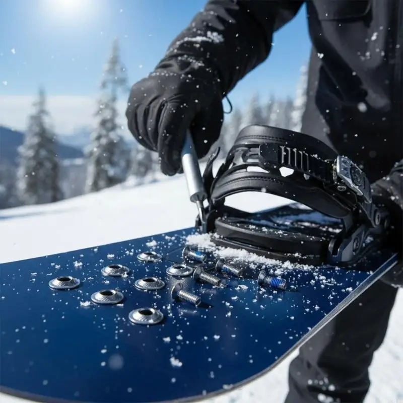 متعددة الأغراض التزلج مجلس المسمار مجموعة التوافق العالمي الصدأ الصلب السحابات أداة سهلة ملزمة مسامير 8 قطعة 69HD