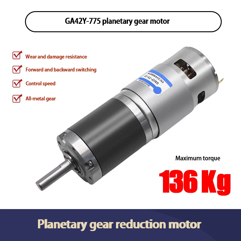 GA42Y--775 Planetary Gear Motor 12V24V Miniature Adjustable Low Speed Small DC Gear Motor