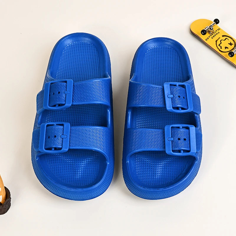 Summer Antiskid Boys Girls Slippers Casual Non-slip Beach Sandals Kids Shoe Children Sandals Summer Boys EVA Buckle Kid Slippers