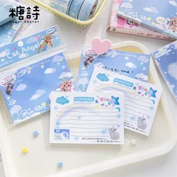 Cute Pet Series Memo Pad Scrapbooking DIY Kawaii Stationery Non Sticky Notes Diary Message Memo Paper Kids Gift