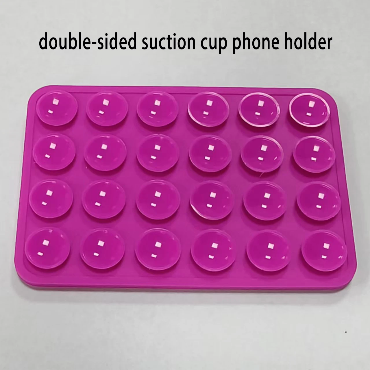 Double Sided Silicone Suction Cup Phone Case Detachable Stand Silicone Rubber Sucker Pad For Selfies Video Fixed Pad Car GPS Fix