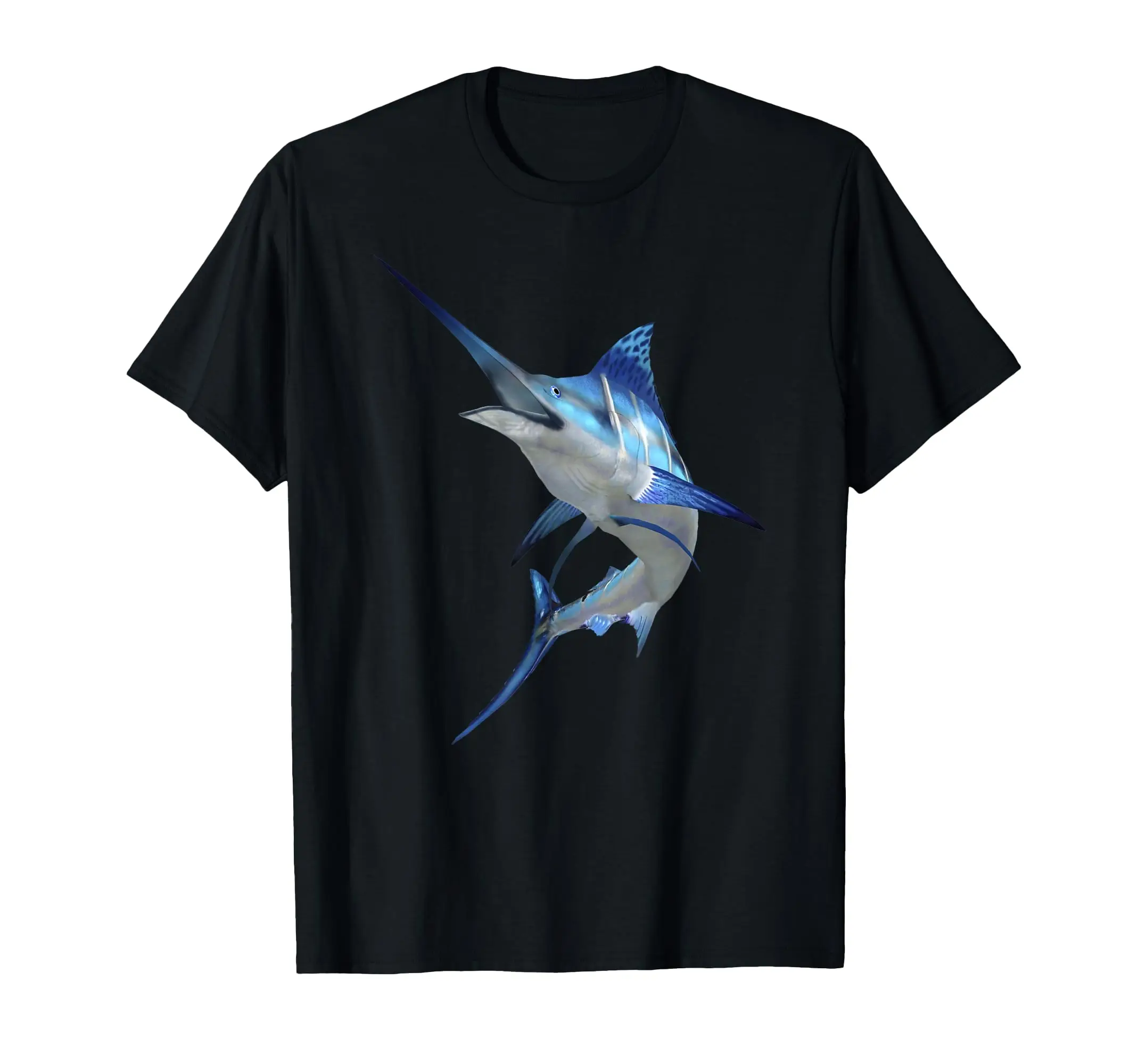 

Beautiful Blue Marlin Fishing Short Sleeve T-Shirt