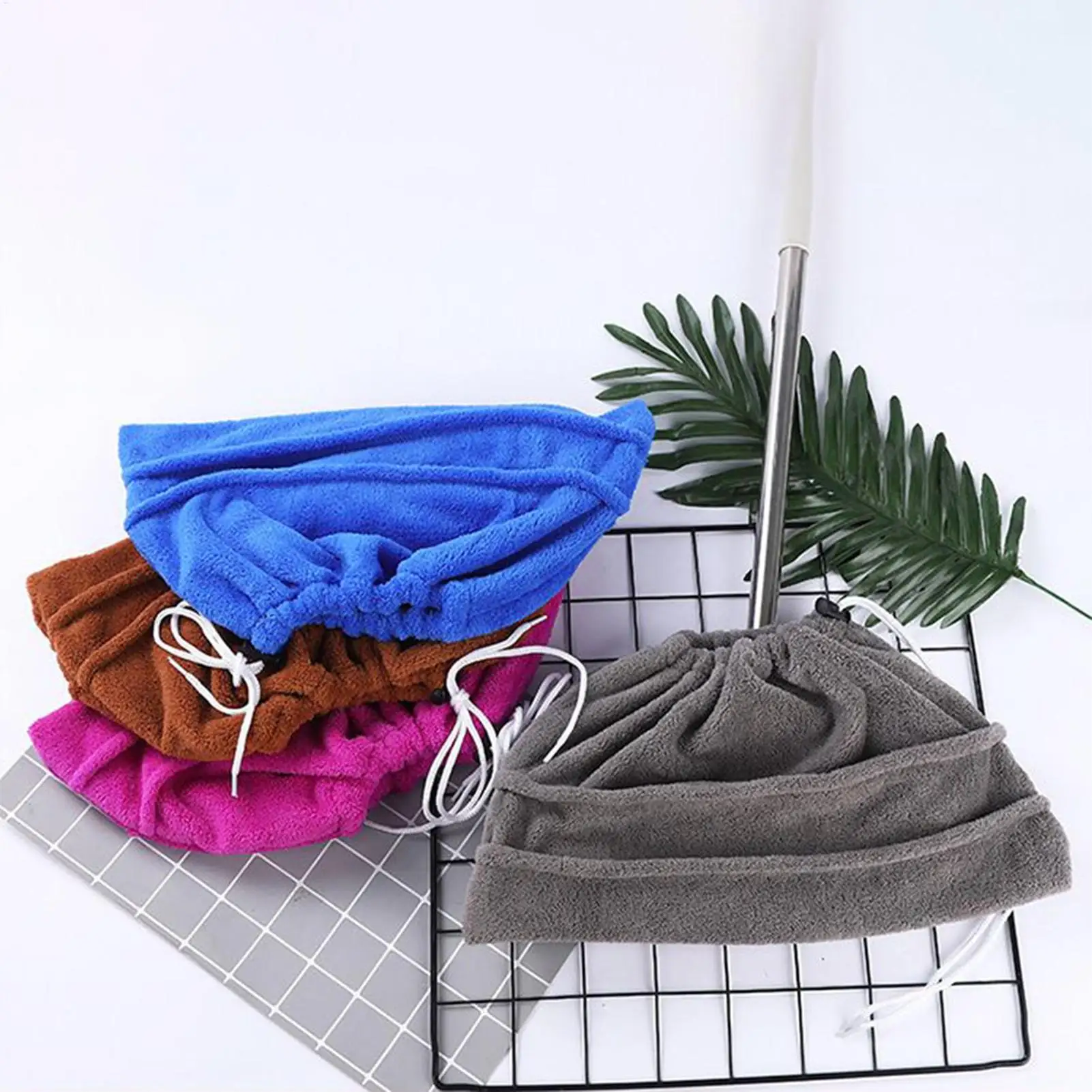 1pcs Broom Cloth Cover Reusable Sweeping Mop Broom Cover Washable Microfiber Cleaning Supplies Multi Function Floor Mop Cover