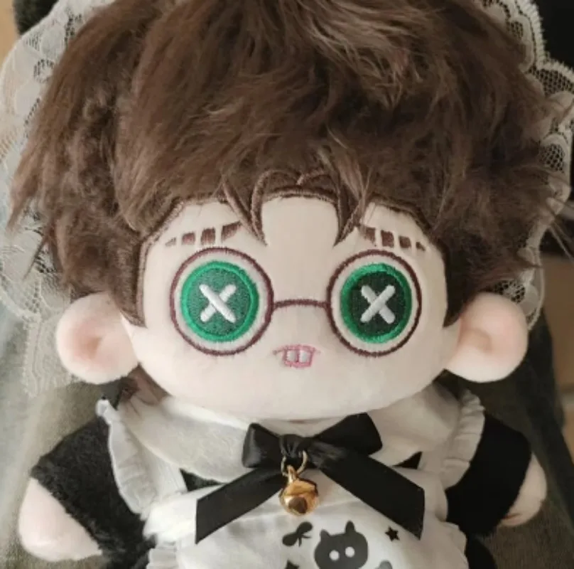 

20cm Game Freddy Riley Lawyer Identity Handsome Boy Plush Cotton Doll Stuffed Body Dress Up Clothes Plushies Figures Xmas Gift