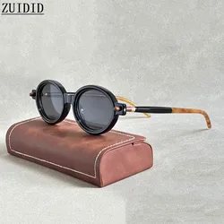 Retro Oval Sunglasses For Men Vintage Steampunk Sunglasses Women Trendy Luxe Punk Fashion Glasses Gafas De Sol Hombre Lunette