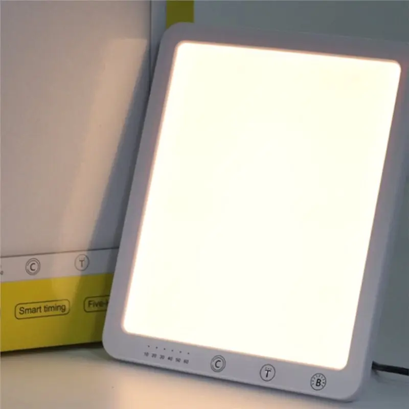 HLZS-Portable LED Daylight Lamp 10000 Lux Us Plug