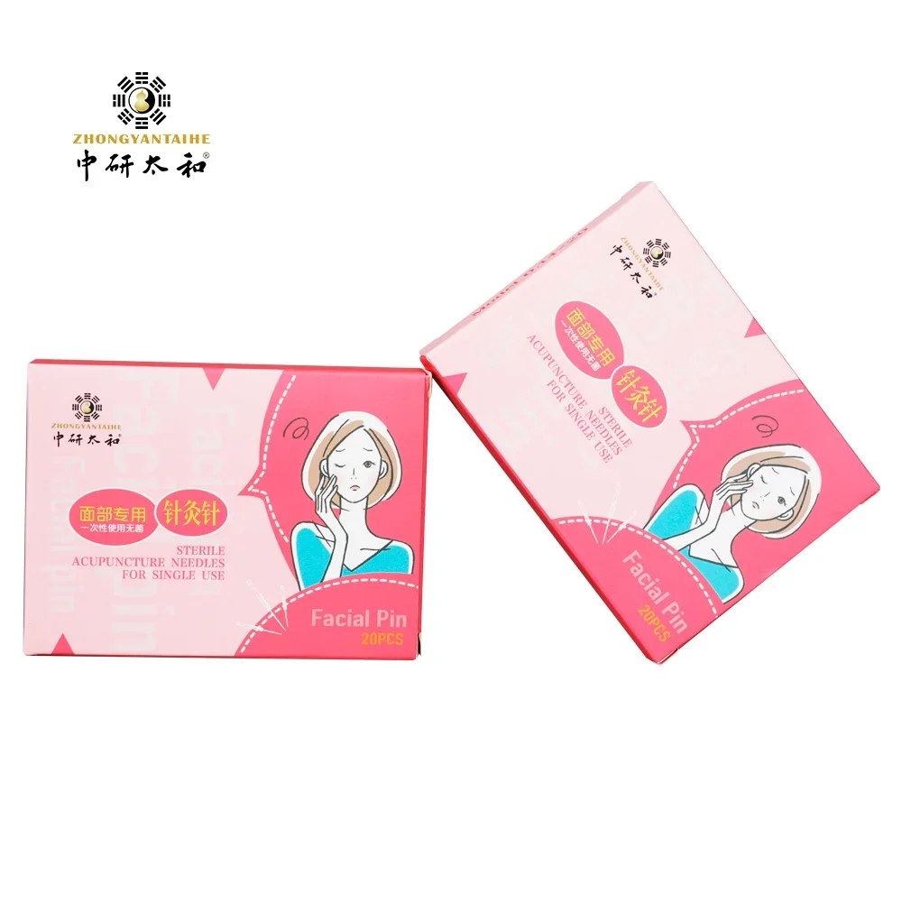 

Free Shipping Zhongyan Taihe 20 PCS Beauty Massage Medicina China Tradicional Disposable Medical Needle Plastic Handle with Tube