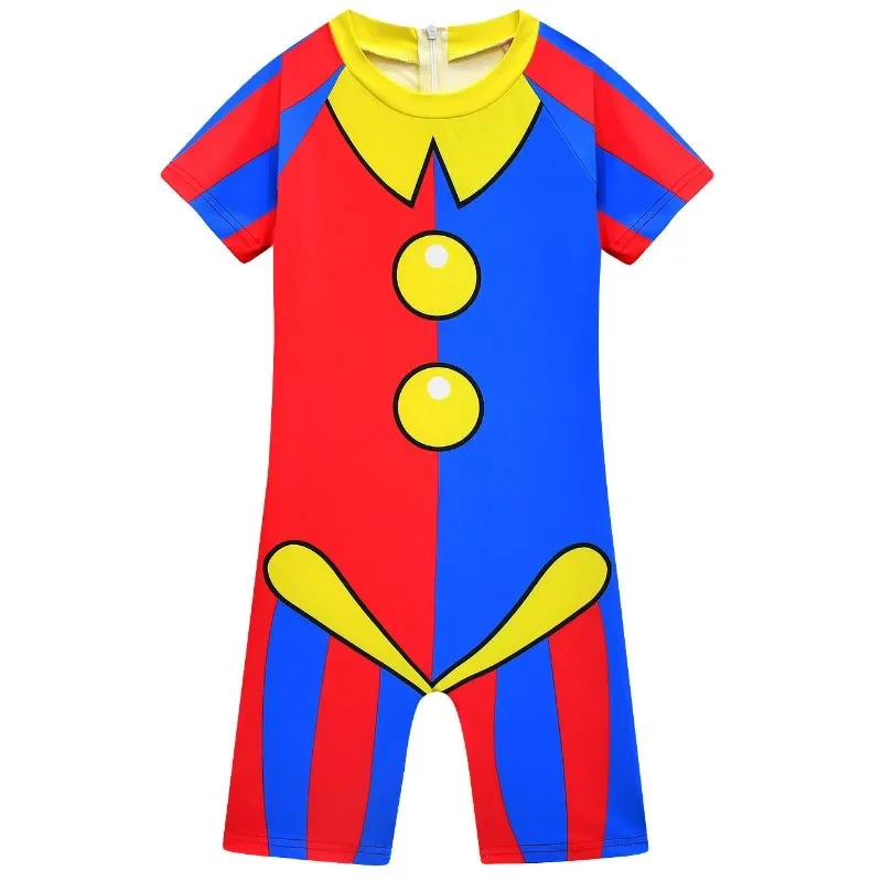 ملابس سباحة للأطفال صيفية لطيفة برسوم كرتونية The Amazing Digital Circus 2024 ملابس سباحة للأولاد والبنات