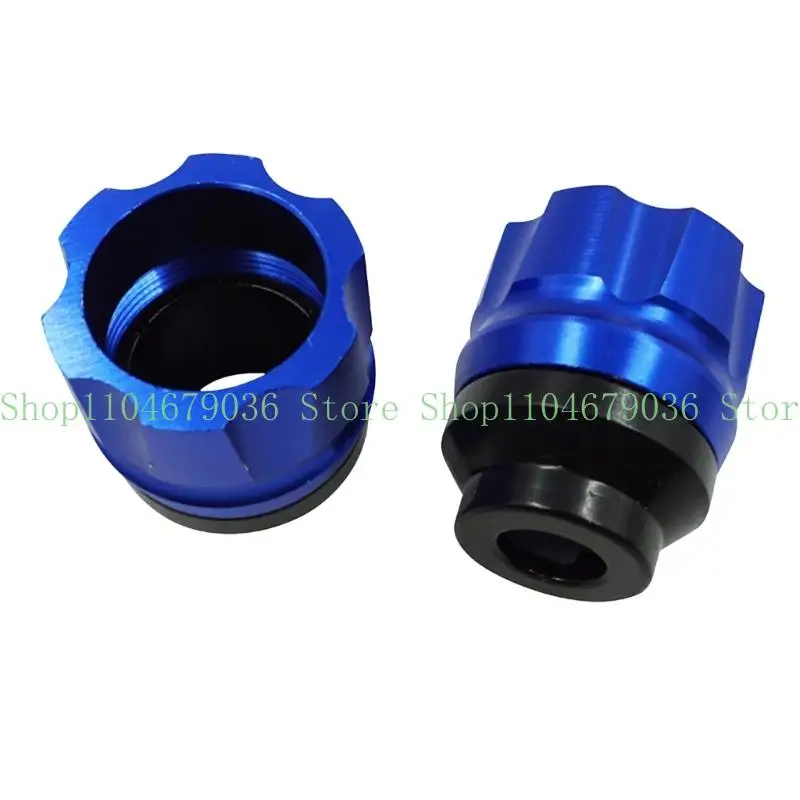 652F Motorcycle Slider Cup Crash Protector Scooter Aluminum Alloy Anti Crash Protector Motorbike Accessory Quick Installation