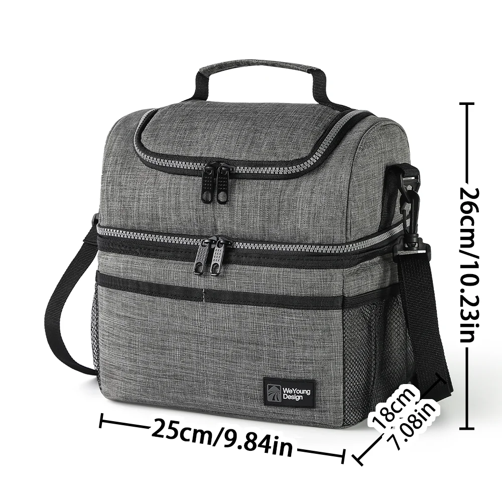 11L Double-Layer Insulated Lunch Bag 6