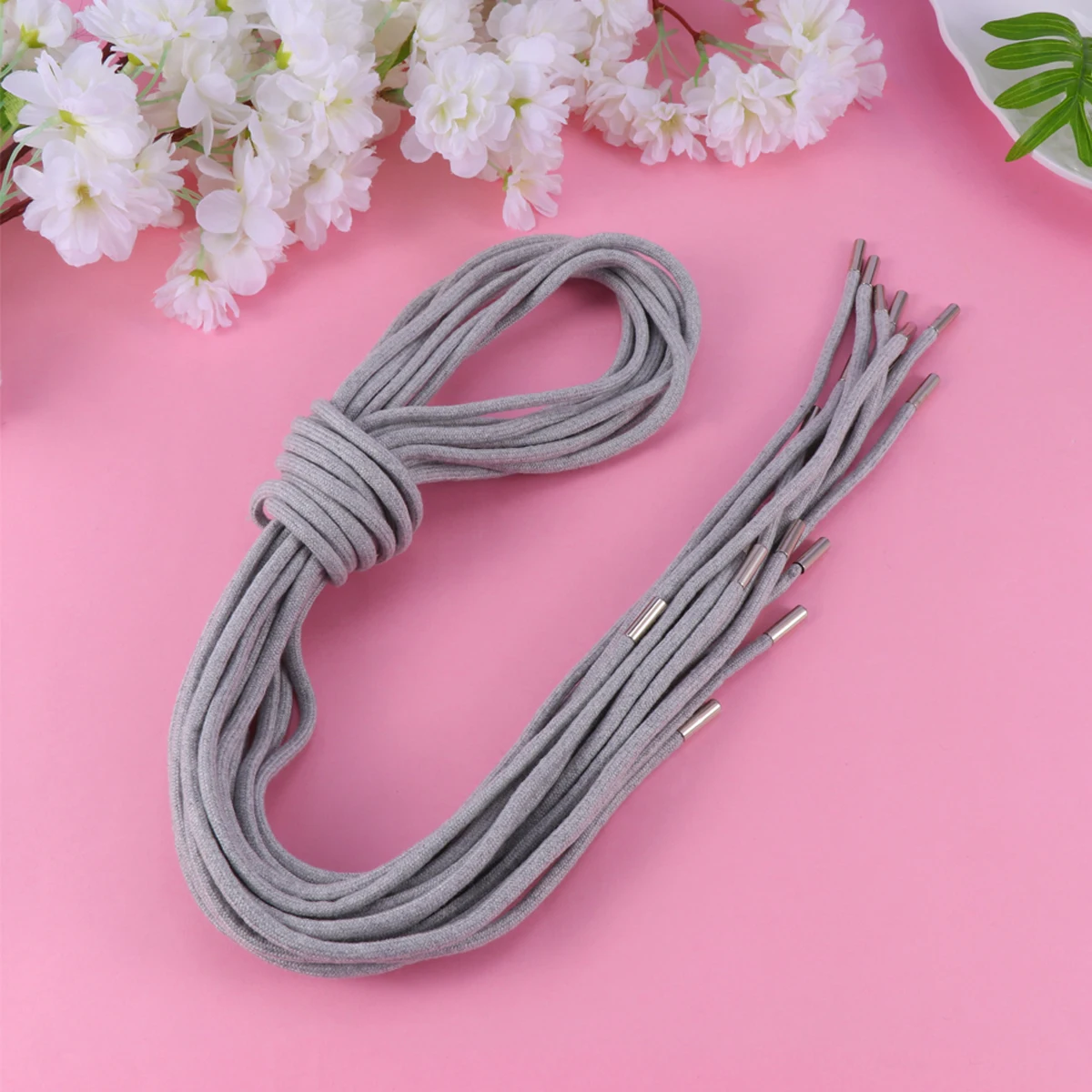 

10 Pcs Elastic Metal Trousers Belt Rope Workout Pants Replacement Drawstrings Cords