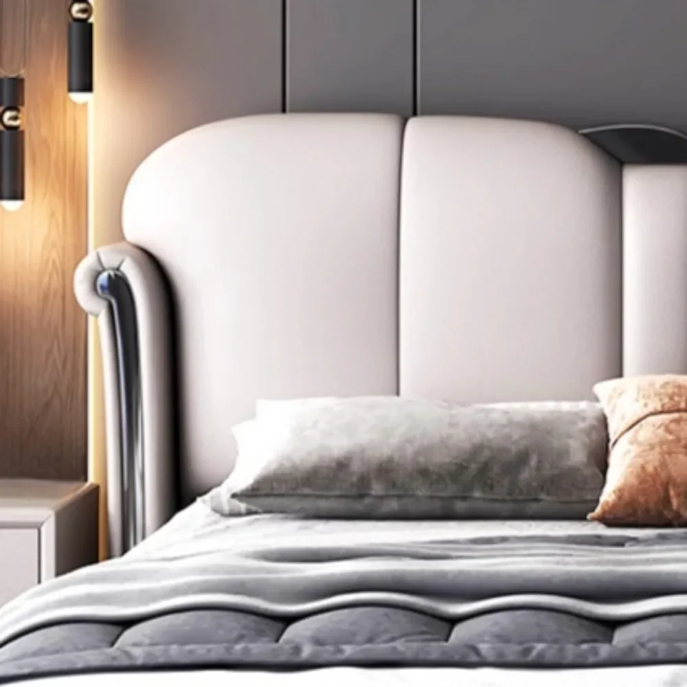 Modern Upholstered Beds Minimalist Storage Multifunctional Luxury Bed Frames Nightstands Letto Matrimoniale Home Furniture