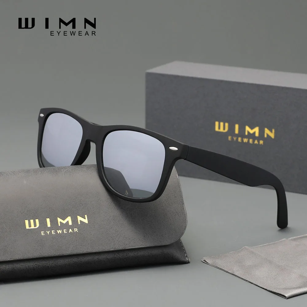 

WIMN Trend Polarized Men Square Sunglasses Women Anti Glare Riding Glasses Unisex UV400 Travel Eyewear