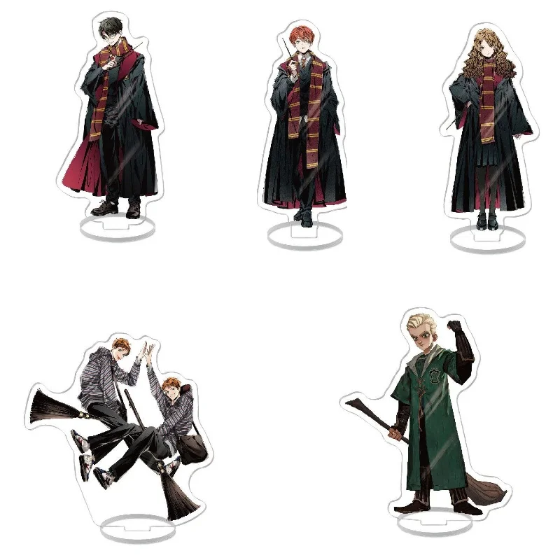 Harry Magic in Hogwarts Fantastic Beasts Movie Character Standee Anime Stand Model Plate Decoration Desk Figure Display Fan Gift