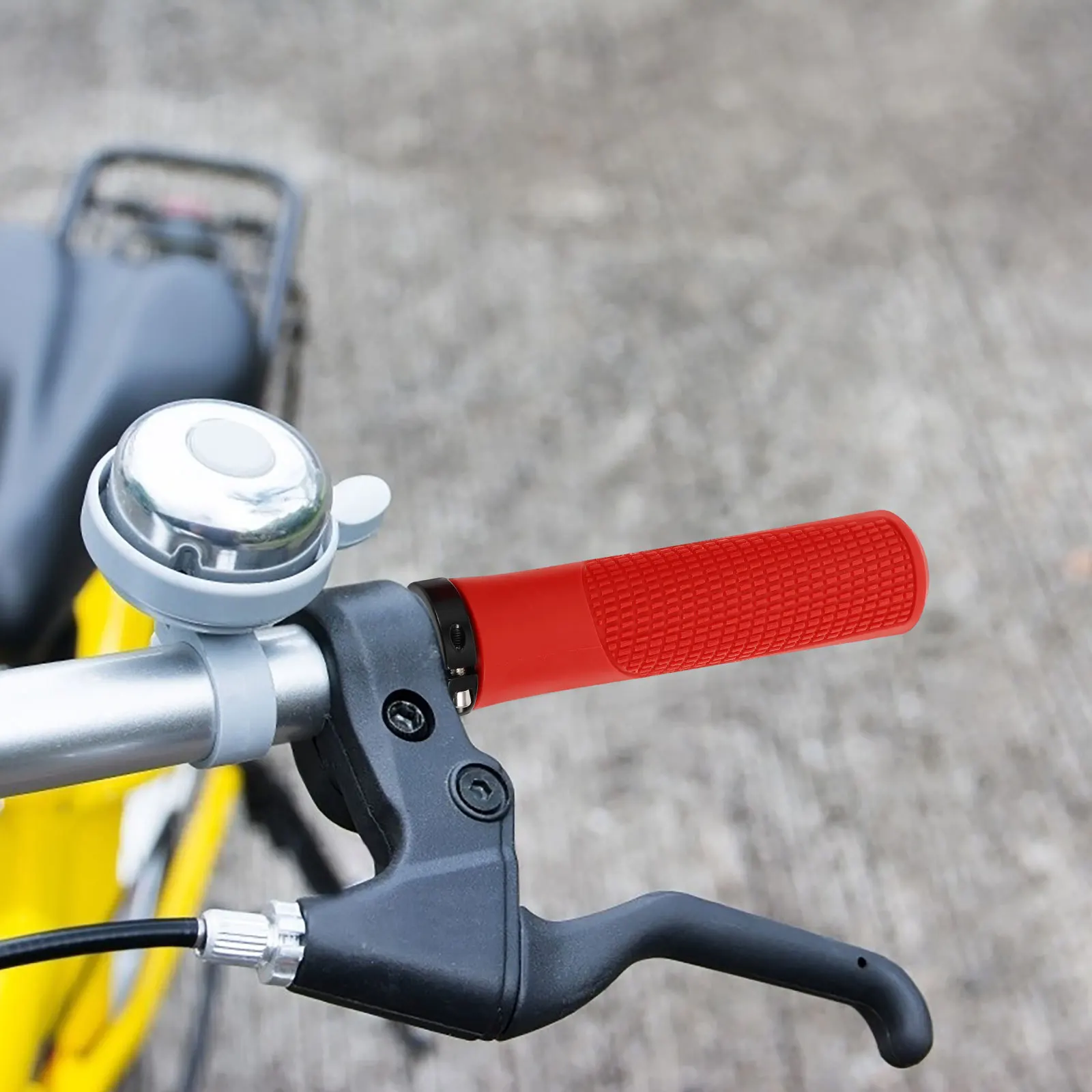 

2Pcs Bicycle Handlebar Grips Rubber Ergonomic Soft Non Slip Grips for Mountain Road Fixed Gear Bike Accessories