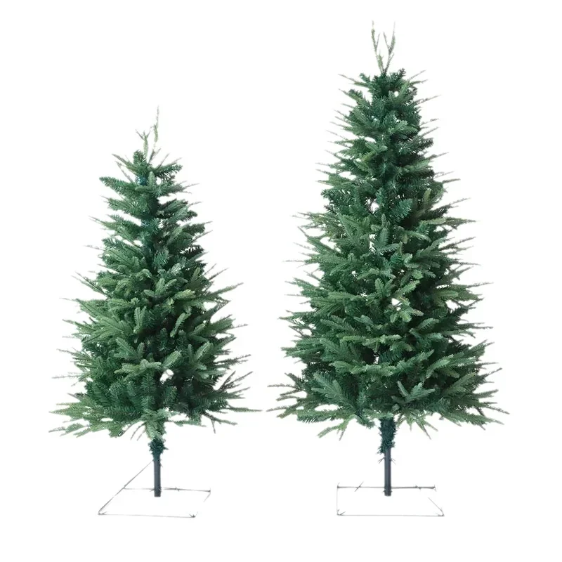 

Large 120cm 150cm 180cm 210cm Green PVC Xmas Tree Premium Dense Artificial Holiday Decor Custom Christmas Pine