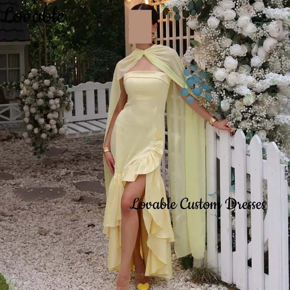 

Wedding Dress Luxury Customize A-Line Ruffle Floor-Length Zipper Up Cap Straps Elegant Dresses For Women Sleeveless Long Dresses