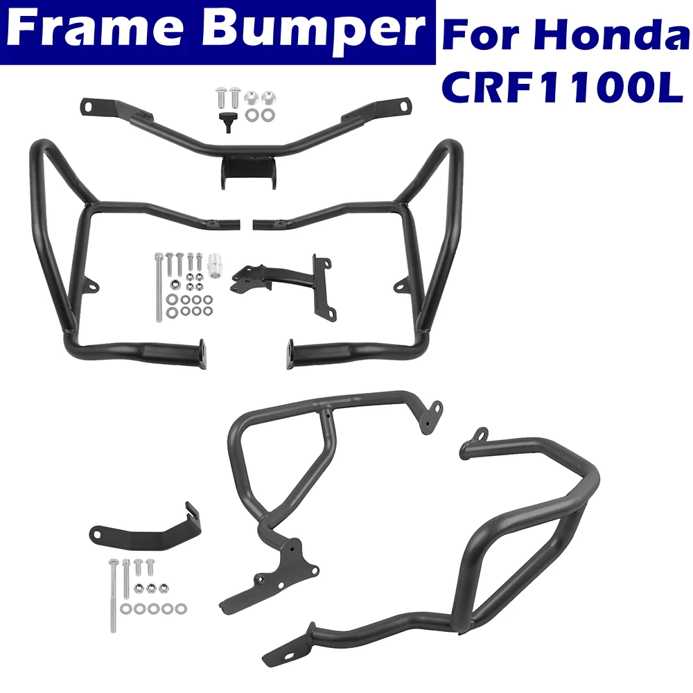 

For Honda CRF1100L CRF 1100L AFRICA TWIN ADVENTURE SPORTS 2024 2025 Engine Guard Crash Bars Motorcycle Upper&Lower Frame Bumper