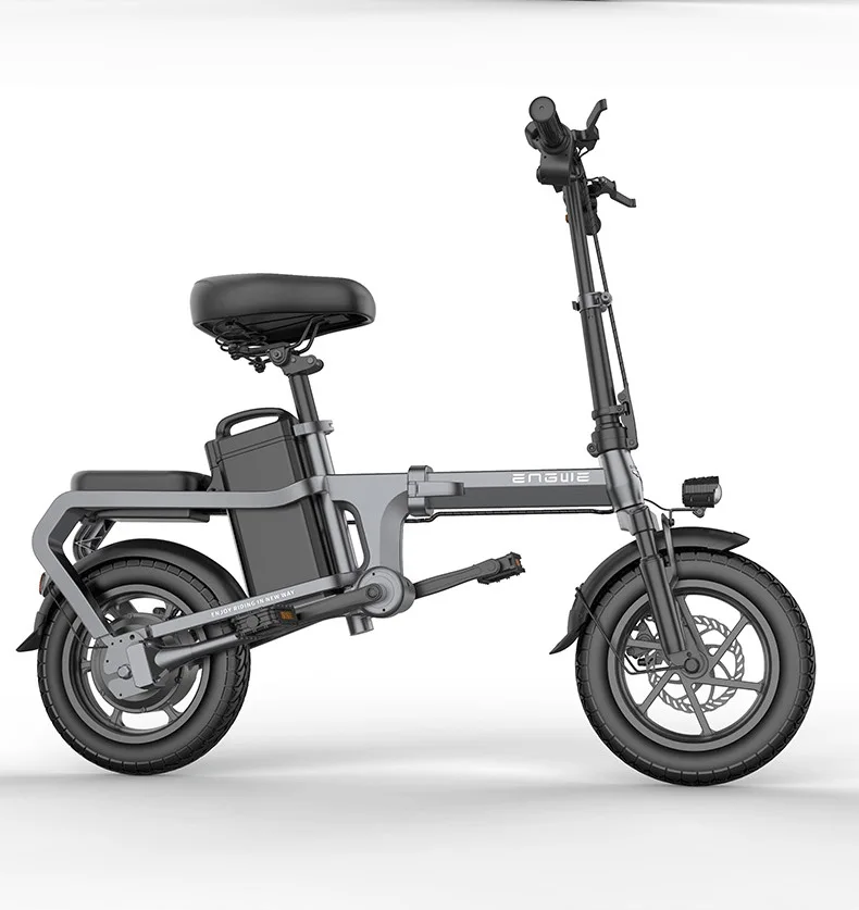 *forFor Chainless Aluminum Alloy Rear Hub Motor Folding Electric Bicycle Axle-Drive 48V Lithium Battery 65km Range
