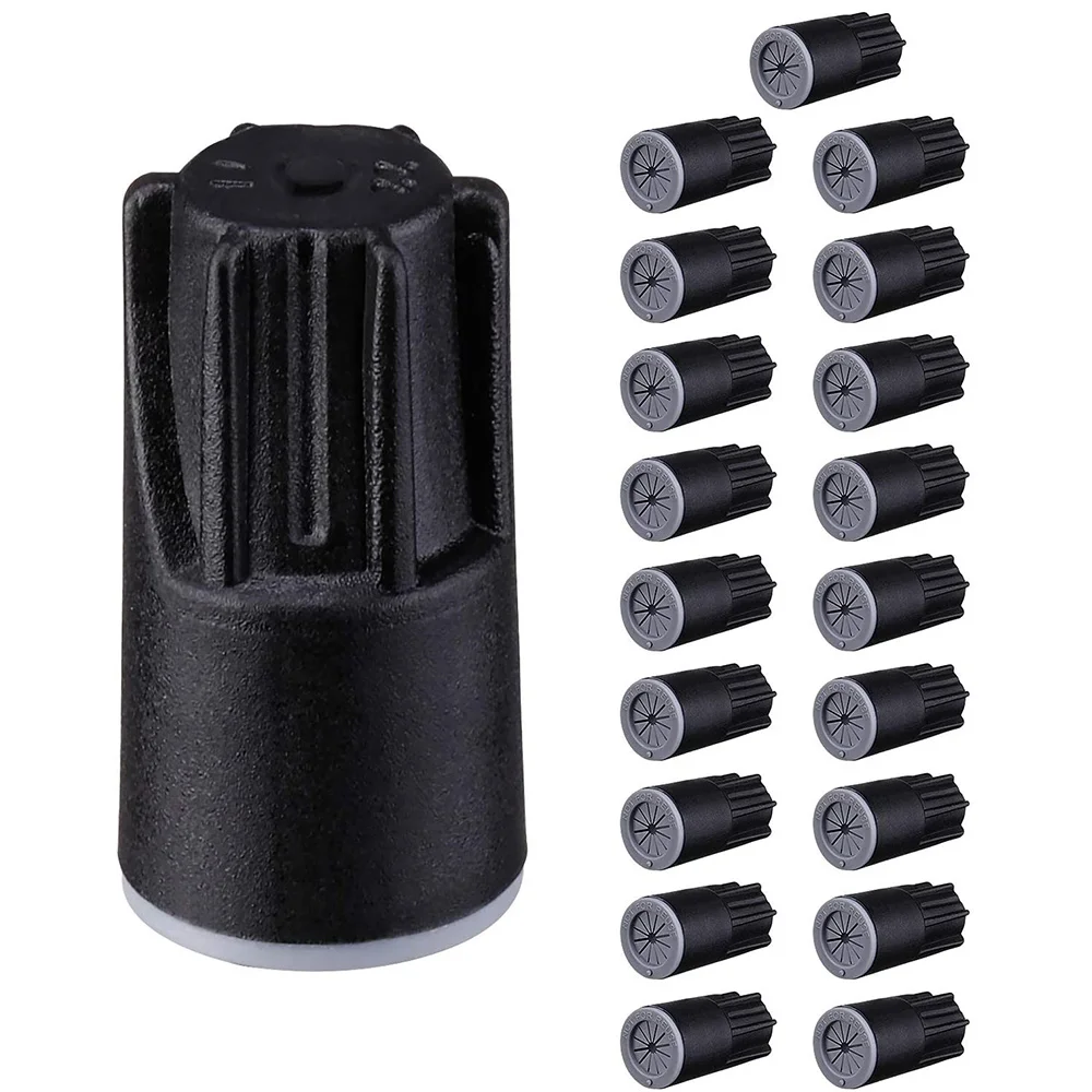 A50U Waterproof Wire Connectors, Grease Cap Outdoor Electrical Wire Cap Nuts for Low Voltage Landscape Lighting,Black(20Pack)