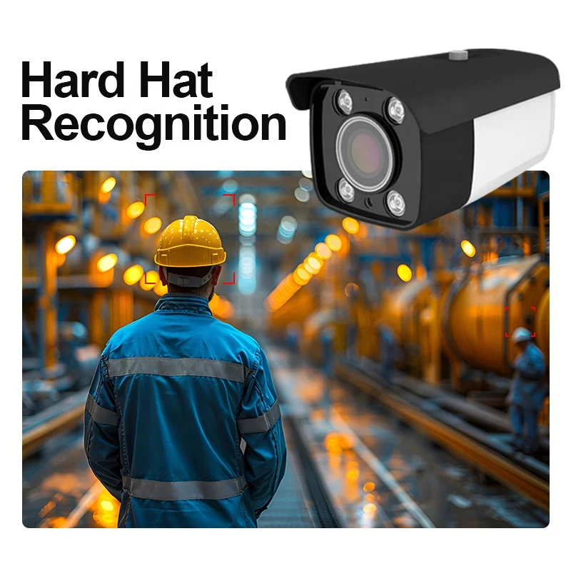 10moons Intelligent Algorithm Monitoring Hard Hat Detection CCTV Network IP Camera