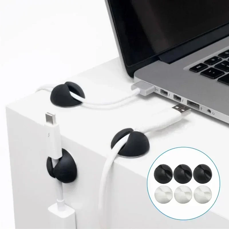 Cable Clip Cable Winder Computer Cell Phone USB Cable Clip Home Office Wire Storage Accessory Car Storage Organizer Accessories