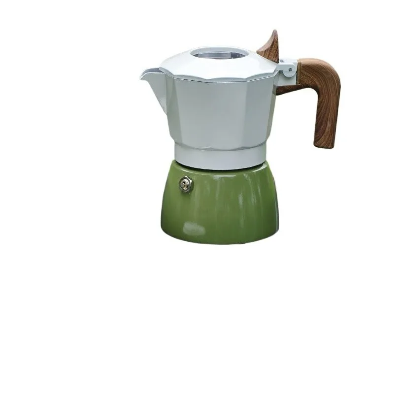 For Outdoor Camping Equipment Double Valve Mocha Pot Set Portable Household Espresso Small Espresso Pot