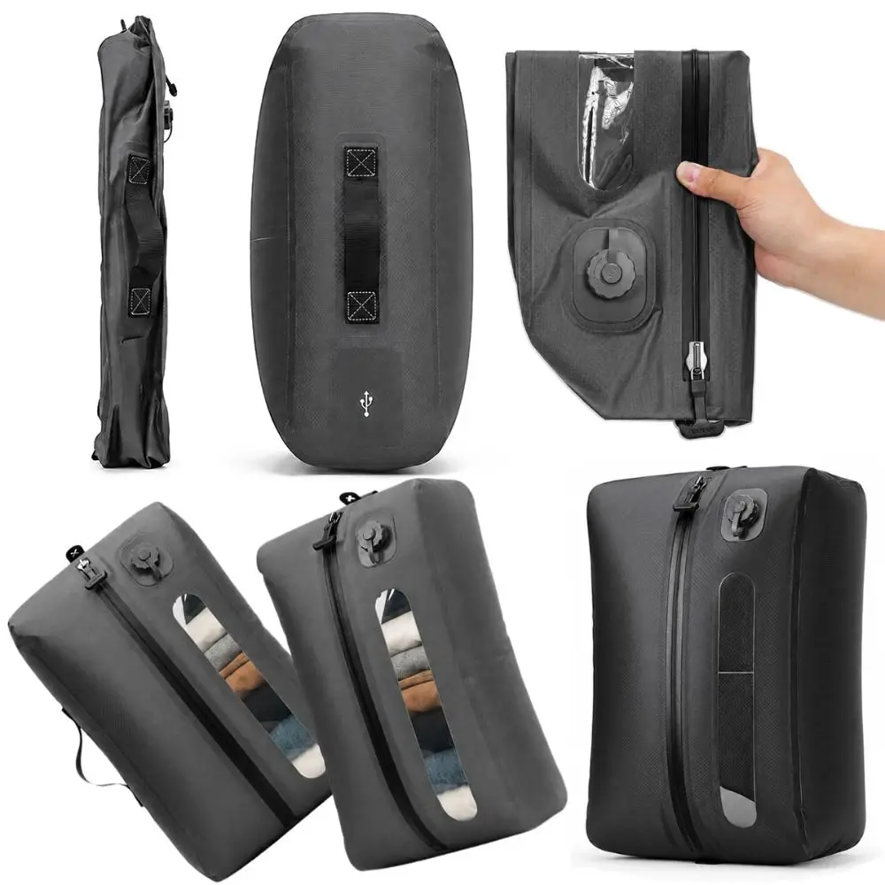 Visible Electric Vacuum Compression Bag 25L Ultra Compression Vacuum Storage Compression Bag Save Space Foldable