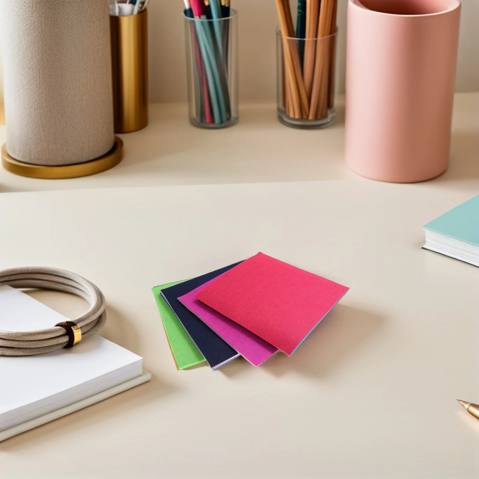 

40 Pcs Colored Nonwoven Fabric Sheets Kids Art Craft Projects Reusable Fold Glue Sew Staples Paint DIY Material