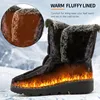 Women’s 2025 Winter Boots – Waterproof Ankle Snow Shoes with Warm Fur & Low Heels 3